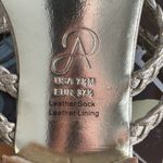 Adrianna Papell  GOLD BEADED SANDALS Sz: 7.5/EU 37.5 Photo 2