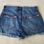 Forever 21 Rainbow Accent Jean Shorts Photo 1