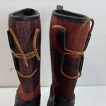 Kamik  Red and Black Plaid Winter Boots Photo 7
