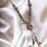 Bohemian Beaded‎ Ceramic Brown Necklace Ethnic Style Flower Pendant Necklace Photo 10