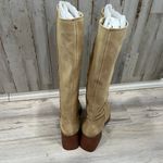 Vince Camuto New  Sangeti Tall Boot TORTILLA SUEDE Tan Size 11 Block Heel Western Photo 2