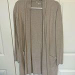 Barefoot Dreams  Bamboo Chiclite dark grey/black long cardigan shawl SMALL Photo 2