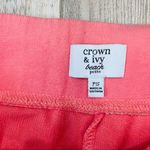 Crown & Ivy floral skort green coral sz Small Petite Photo 1