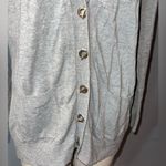 Grace Elements  gray v-neck cardigan sweater womans size large Photo 1