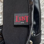 Last chance…Lust Juno Top w/Velcro Choker Neck Faux Leather S M Small Medium Black Photo 4