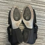 Eileen Fisher Black Iris Nubuck Leather Block Heel Cut-Out Sandal Open Toe 7.5 Photo 8