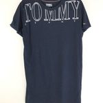 Tommy Hilfiger Jeans T Shirt Dress Short Sleeve Cotton Knit Navy Blue Size M Photo 0