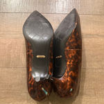 Vionic  Josie Tortoiseshell Patent Kitten Heel Pumps Wide 8.5 Comfort Pointed Toe Photo 12