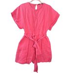ZARA  Hot Pink Romper with Bow Size Medium 1165/137/620 Bloggers Favorite Photo 3