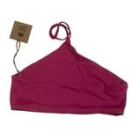 Free People NWT X TOAST SWIM HALTER BIKINI TOP IN MAGENTA Photo 1