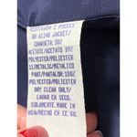 VTG Cachet Embossed Longline Mockneck Kimono Jacket Sz 10 Short Sleeve Deadstock Blue Photo 5