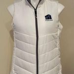 Holloway  Sterling White Gray Quilted Vest With Pockets Sz M Slender Fit Photo 0