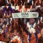 ZARA  Collection Lace Ruffled Blouse Size Medium Photo 5