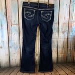 Silver Jeans 🚫SOLD🚫Silver Suki Darkwash Flared Jeans Size 34W/33L Photo 2