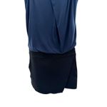 Helmut Lang  Emission A Line Mini Dress Black Blue Sleeveless Modern Size 0 Photo 6