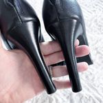 Joie  Black Pebbled Leather Heeled Boots Photo 4