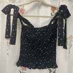 Black & White Heart Print Tank Top Size XS Photo 1