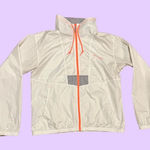 Columbia white and neon orange / pink windbreaker π₯ Photo 0