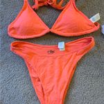 Aerie  Terry Bikini Triangle Set Photo 0