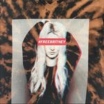 None Free Britney Spears bleached tie dye tee shirt Photo 1