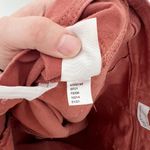 Loft [] Rust Red Welt Pocket High Rise Denim Shorts Flat Front Stretch Size 31 12 Photo 10