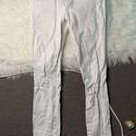 Francesca's  White Distressed Skinny Jeans Photo 1