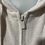 Barefoot Dreams  Cream Cozy Chic Ultra Lite Short Sleeve Zip Up Hoodie Size Small Photo 4