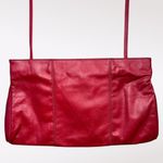 B Young 80s Red Leather Crossbody Bag Handmade Colombia Genuine Photo 3
