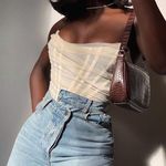 House Of CB NWOT  Melinda Ivory Bone Corset. Size Large Photo 4