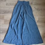 Anthropologie  Daily Practice The Aster Pants Wide Leg Gauzy Blue Small Photo 3