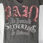 Black Label  Pink Punk Graphic Tee Photo 1