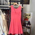 Kate Spade  Coral Bow Back Fit And Flare Mini Dress Womens Size 4 EUC Photo 8