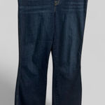 Spanx  Dark denim pull on flared shaping jeans ladies size XL curvy retro control Photo 0