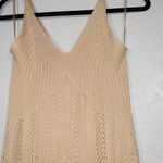 Freshman 1996 New  Beige Crochet Maxi Dress Size Large Photo 1