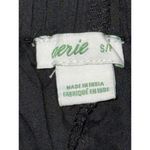 Aerie NEW  Black Cotton Lace Elastic Waist Tiered Circle Skater Mini Skirt Size S Photo 2