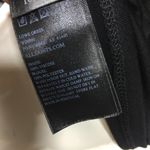 All Saints Lowe Jersey Chiffon Layered Dress Black US 6 Photo 4