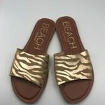 Beach By Matisse Womens Golden Cabana Sandals Sz 9 Gold Photo 2