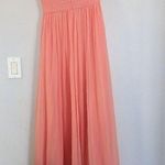 David's Bridal AW Grace Bridesmaid Prom Formal Special Occasion Wedding Guest Dress, 4, Pink Photo 5