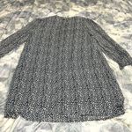 NWT Kojooin Ruffle Mock Neck Long Sleeve Floral Pleated Flowy Mini Dress Sz XXL Blue Photo 9