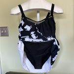 Amazon Print Strappy Back Tankini Set Two Piece Swimdress Panty Bathing Photo 8