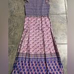 New! Sea New York Bianca Smocked Midi
Dress Purple Pink Floral Sz‎ 4 $395 Photo 4