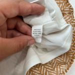 Old Navy  Women’s Skirt Mustard Yellow White Herringbone Print Size Small Photo 4