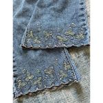 COS  Embroidered Rhinestone Accent Pedal Pusher Cropped Jeans Size 6 Photo 3