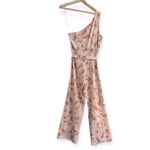 Antonio Melani  Carlos One Shoulder Pink Floral Jumpsuit Size 10 NEW Photo 8