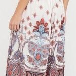 Free People  Gold dust flowy crinkle gauze wide leg pants Photo 1