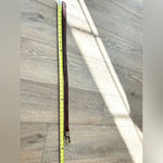 DKNY  Woven Leather Belt with Gold Buckle Photo 4