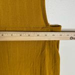 Sienna Sky  Jumpsuit Sleeveless W/ Pockets Wide Leg Knit mustard yellow tan small Photo 2