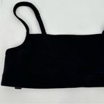 SKIMS Logo Pointelle Scoop Neck Bralette in Size 2X Color Soot Black NWT Photo 3