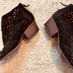 Franco Sarto Women’s Black Suede Ankle Boots Photo 4