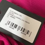 SALONI Suzi Berry‎ Crinkle Crepe Lace Maxi Dress Size 10 NWT Purple Photo 8